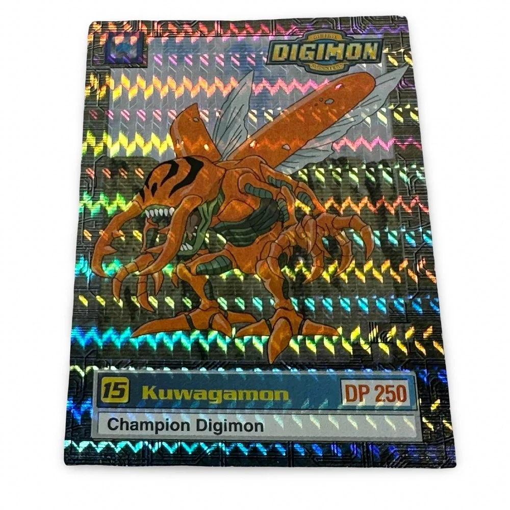 1999 Upper Deck Digimon Series 1 Kuwagamon 15 Prism Holofoil Card 18 of 34